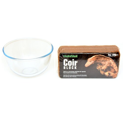 Coir Block Substrate and Bowl